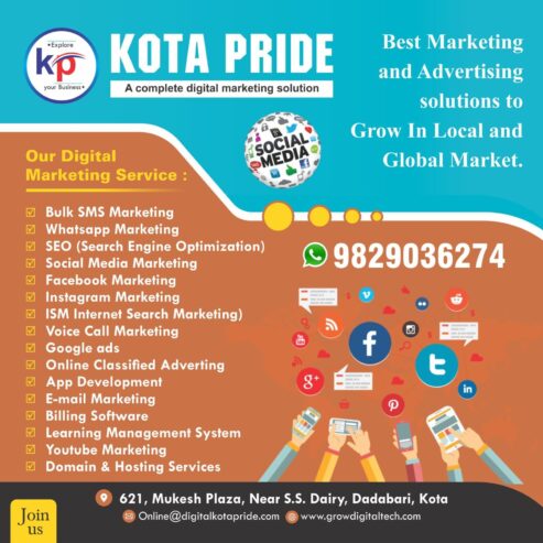 Digital Marketing for Electronic Showrooms and Electrical Appliances in Kota, Bundi, Baran, and Jhalawar!