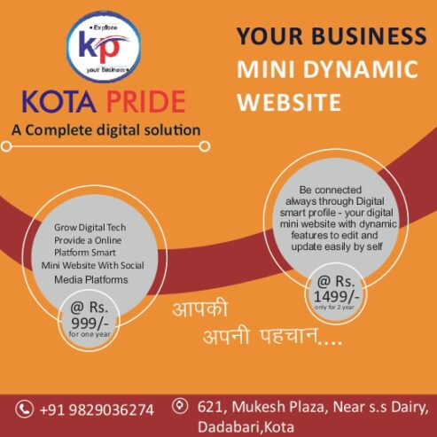 Best Dynaimc Website Solution For Just 1,000/-rs