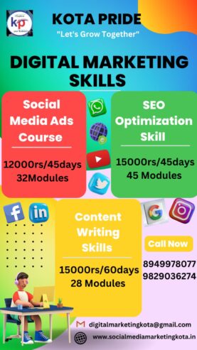 Digital Marketing Skill Courses Agency in Udaipur