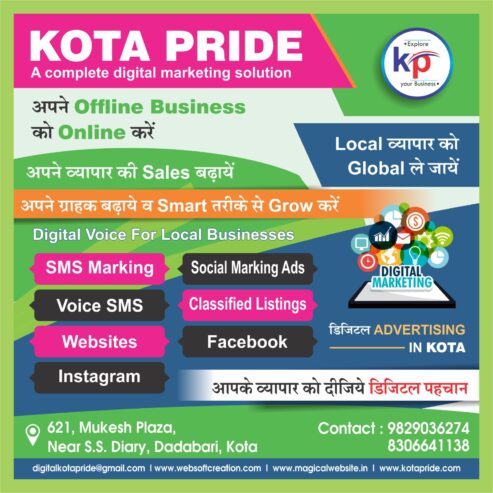 Digital Marketing For Competition Classes in Kota
