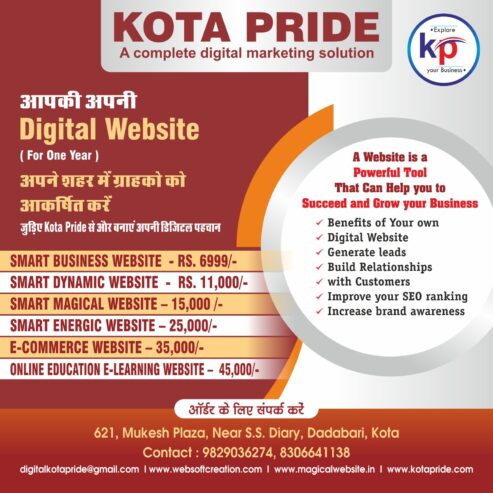 Website Development Agency In Kota,Rajasthan,India