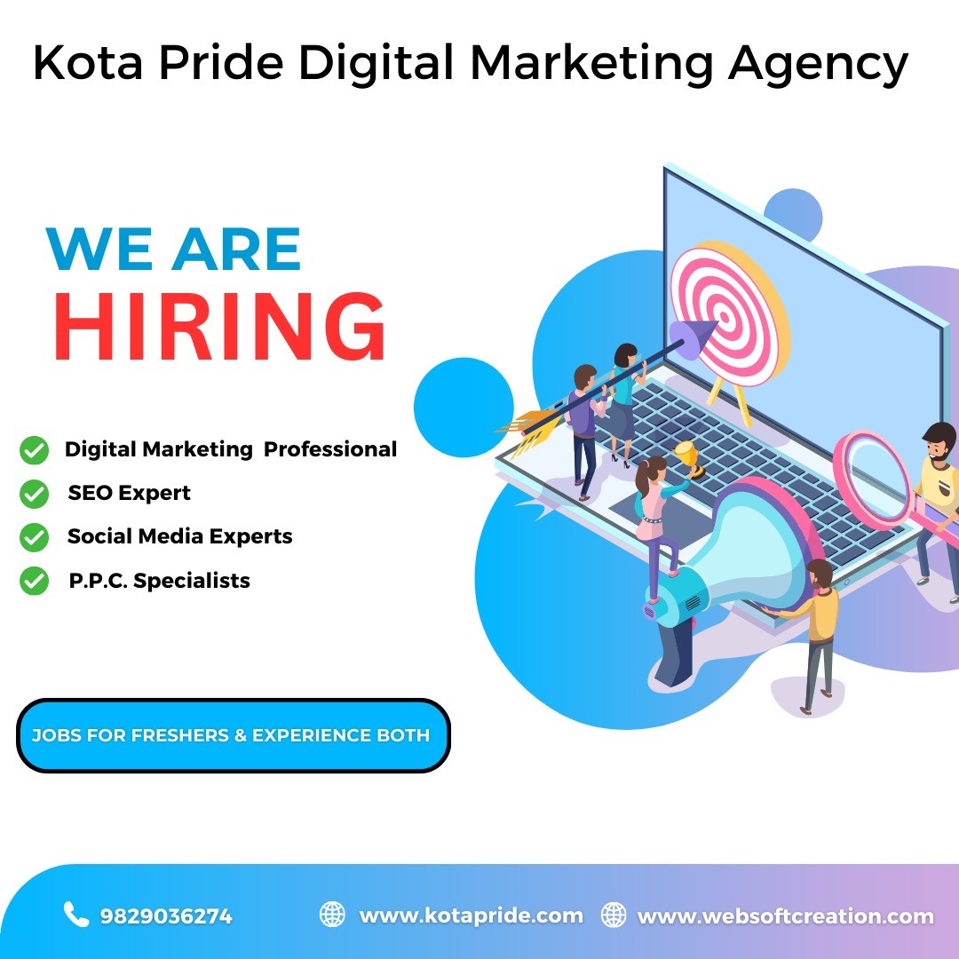 Jobs For Freshers In kota Rajasthan